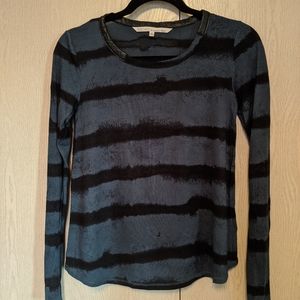 Rachel Roy Long Sleeve Tie Dye Stripe